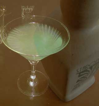absinthe and glass